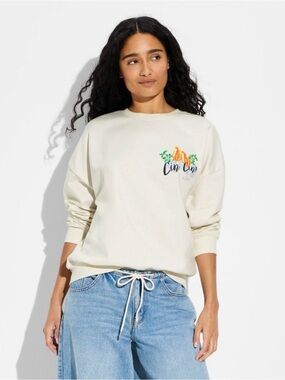 Skinny Dip London Cin Cin Graphic Pullover Sweatshirt